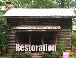 Historic Log Cabin Restoration  Hockingport, Ohio